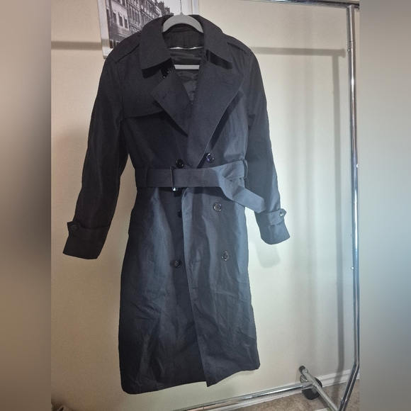 Garrison Collection Charcoal Trench Coat - Picture 1 of 5